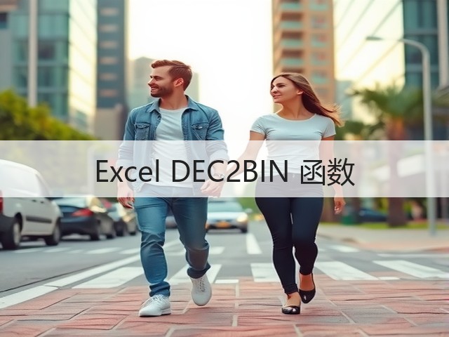 Excel DEC2BIN 函数(图2) Excel DEC2BIN 函数(图2)