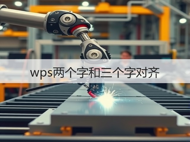 wps两个字和三个字对齐(图1) wps两个字和三个字对齐(图1)