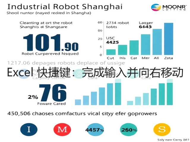Excel 快捷键：完成输入并向右移动(图1)