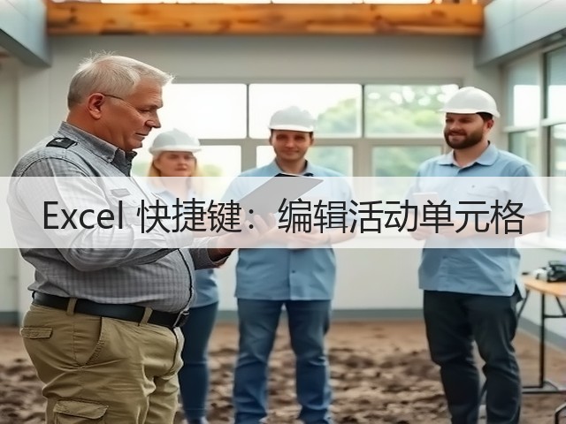 Excel 快捷键：编辑活动单元格(图3)