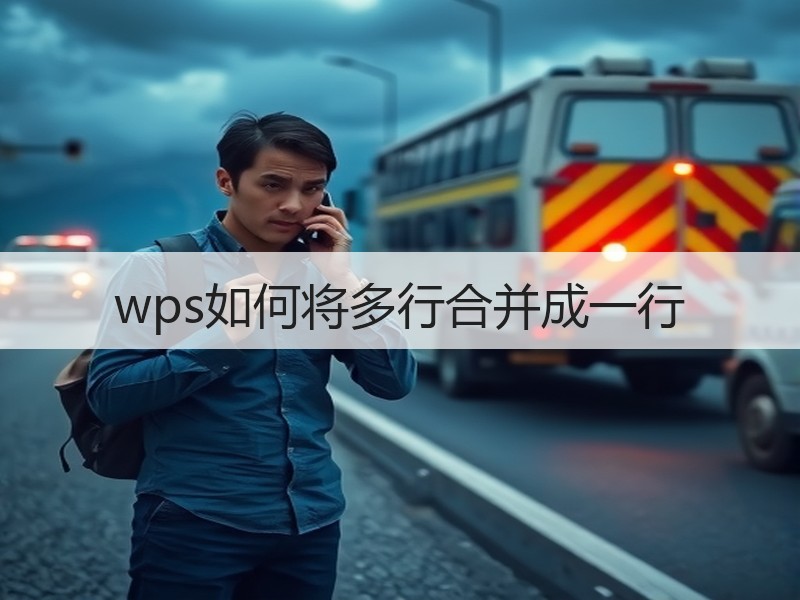wps如何将多行合并成一行 - 诺云壹观办公网