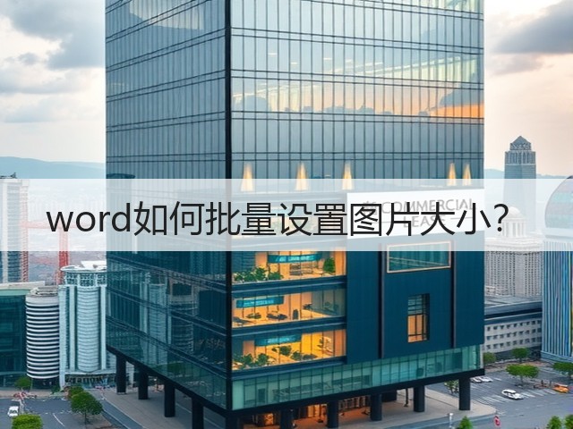 word如何批量设置图片大小?(图3) word如何批量设置图片大小?(图3)