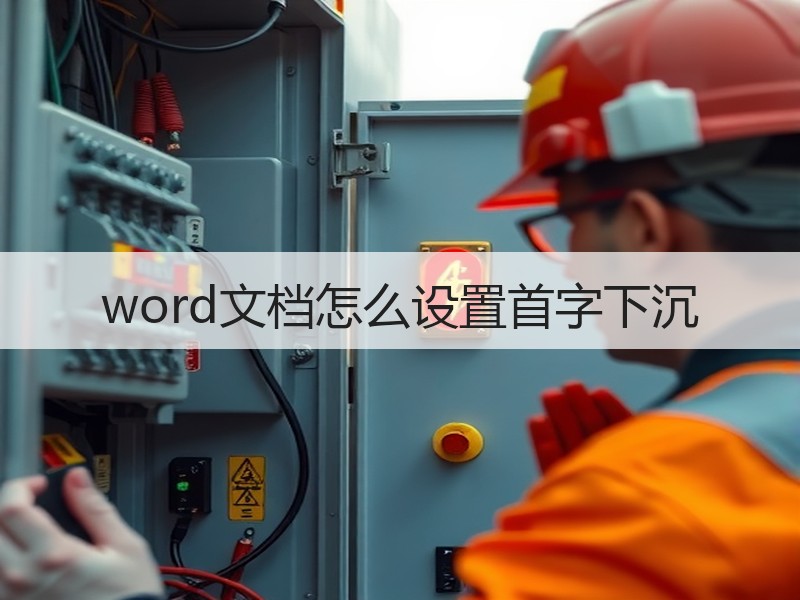 word文档怎么设置首字下沉 - 诺云壹观办公网