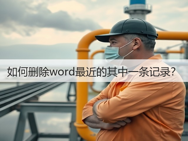 如何删除word最近的其中一条记录?(图2) 如何删除word最近的其中一条记录?(图2)