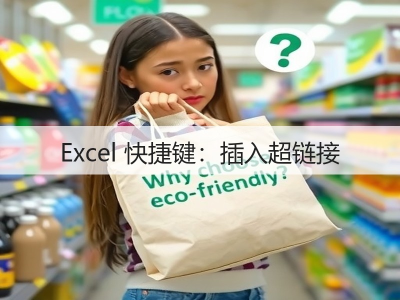 Excel 快捷键：插入超链接 - 诺云壹观办公网