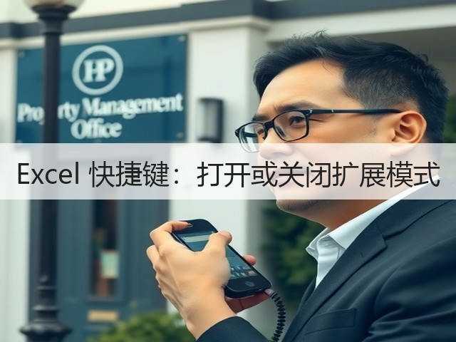 Excel 快捷键：打开或关闭扩展模式(图2)