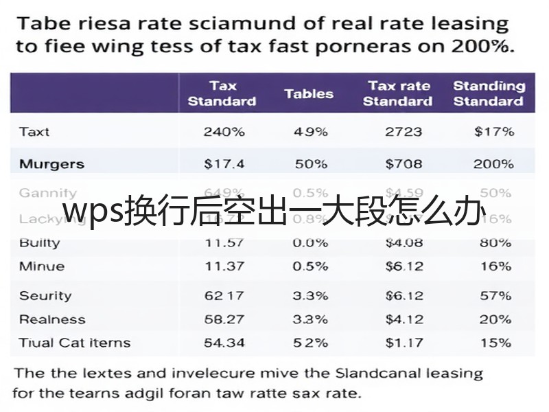 wps换行后空出一大段怎么办 - 诺云壹观办公网