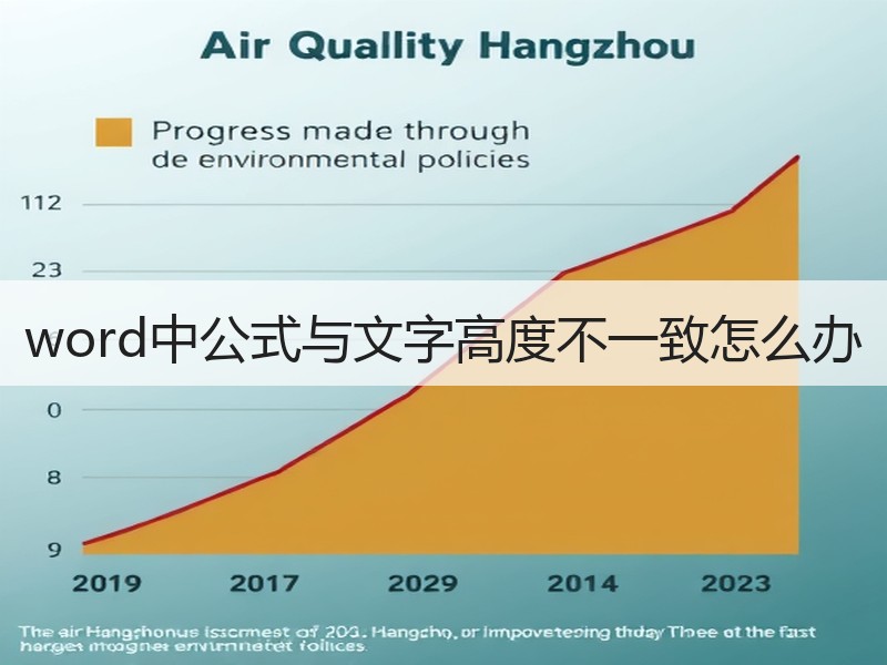 word中公式与文字高度不一致怎么办 - 诺云壹观办公网