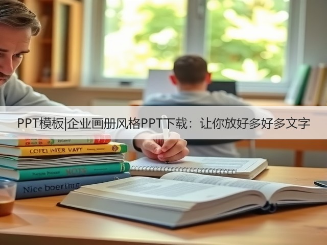 PPT模板|企业画册风格PPT下载:让你放好多好多文字(图1) PPT模板|企业画册风格PPT下载:让你放好多好多文字(图1)