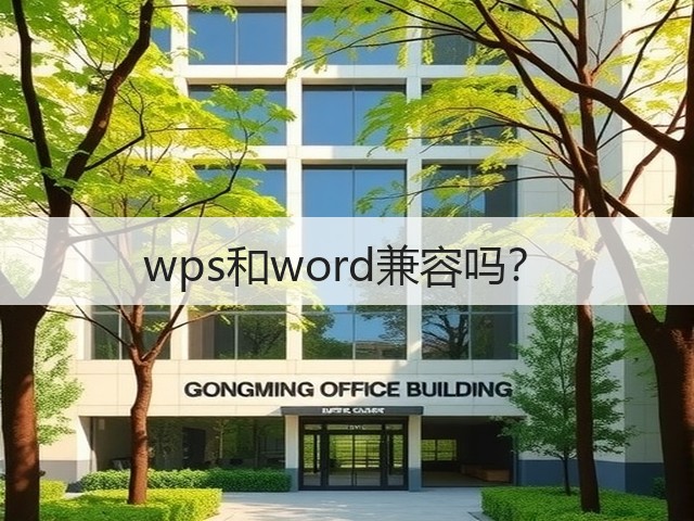 wps和word兼容吗?(图3) wps和word兼容吗?(图3)