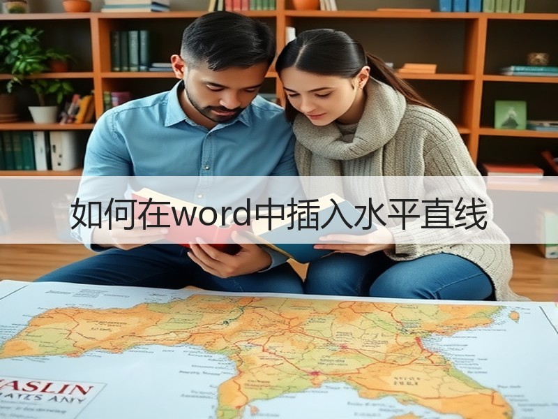如何在word中插入水平直线 - 诺云壹观办公网