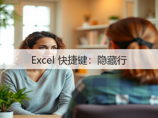Excel 快捷键：隐藏行(图3)