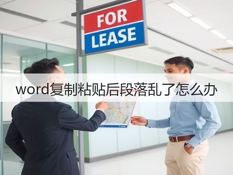 word复制粘贴后段落乱了怎么办 - 诺云壹观办公网