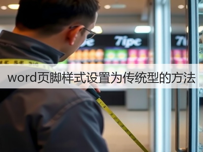word页脚样式设置为传统型的方法 - 诺云壹观办公网