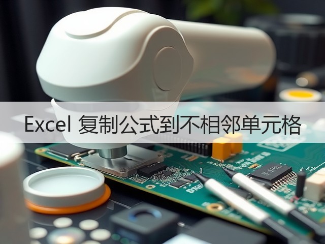 Excel 复制公式到不相邻单元格(图1) Excel 复制公式到不相邻单元格(图1)