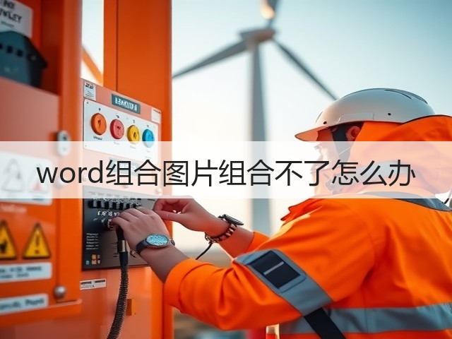 word组合图片组合不了怎么办(图2)