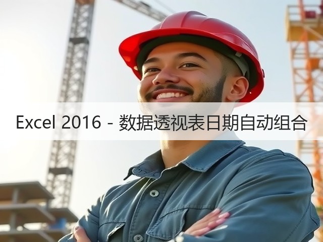 Excel 2016 - 数据透视表日期自动组合(图1) Excel 2016 - 数据透视表日期自动组合(图1)