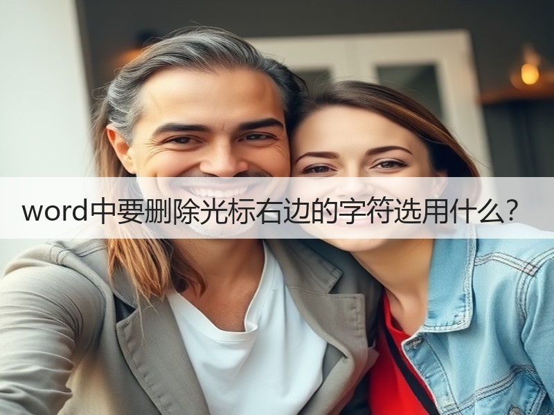 word中要删除光标右边的字符选用什么？ - 诺云壹观办公网