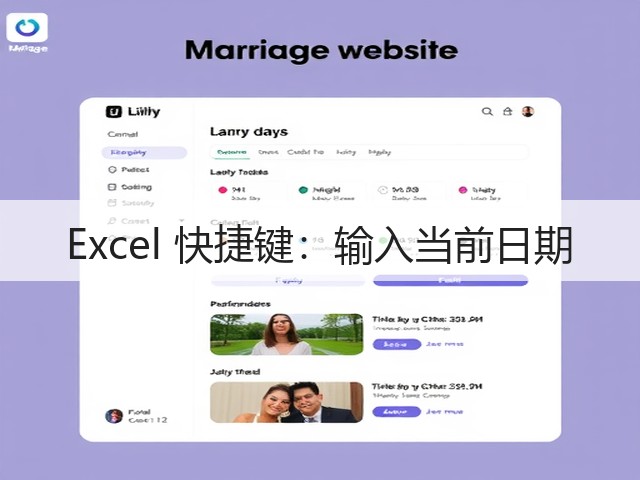 Excel 快捷键:输入当前日期(图2) Excel 快捷键:输入当前日期(图2)