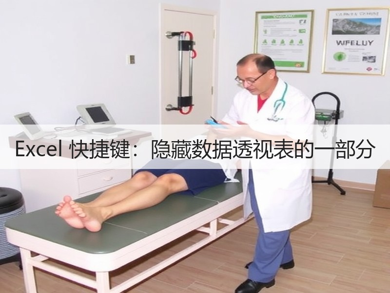 Excel 快捷键：隐藏数据透视表的一部分 - 诺云壹观办公网