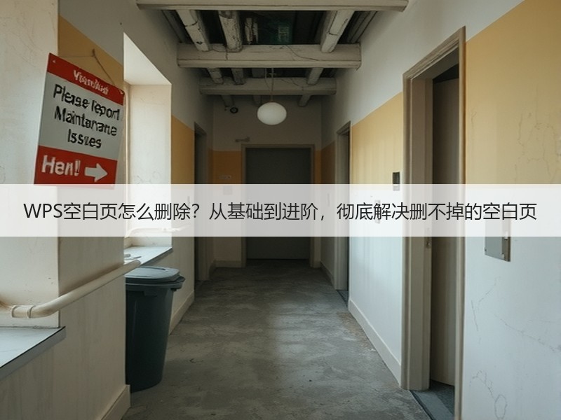 WPS空白页怎么删除？从基础到进阶，彻底解决删不掉的空白页 - 诺云壹观办公网
