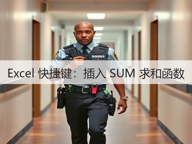 Excel 快捷键:插入 SUM 求和函数(图3) Excel 快捷键:插入 SUM 求和函数(图3)
