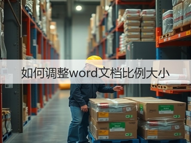 如何调整word文档比例大小(图2)
