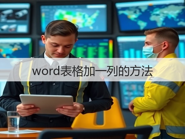 word表格加一列的方法(图1) word表格加一列的方法(图1)