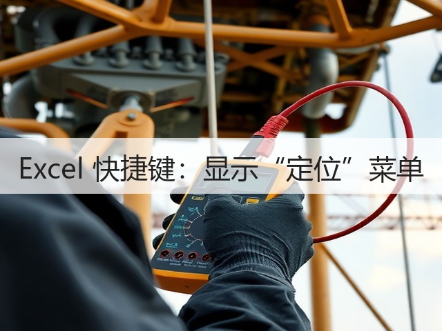 Excel 快捷键:显示“定位”菜单(图2) Excel 快捷键:显示“定位”菜单(图2)
