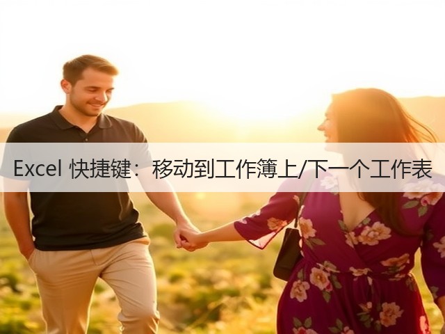 Excel 快捷键:移动到工作簿上/下一个工作表(图2) Excel 快捷键:移动到工作簿上/下一个工作表(图2)