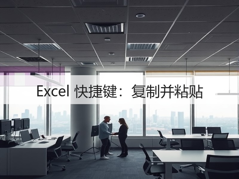 Excel 快捷键：复制并粘贴 - 诺云壹观办公网