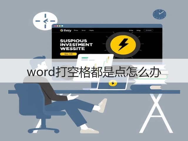 word打空格都是点怎么办(图2)