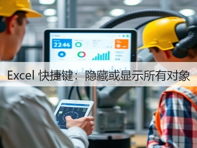 Excel 快捷键:隐藏或显示所有对象(图1) Excel 快捷键:隐藏或显示所有对象(图1)