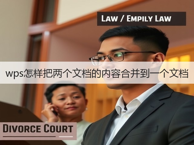 wps怎样把两个文档的内容合并到一个文档(图1)