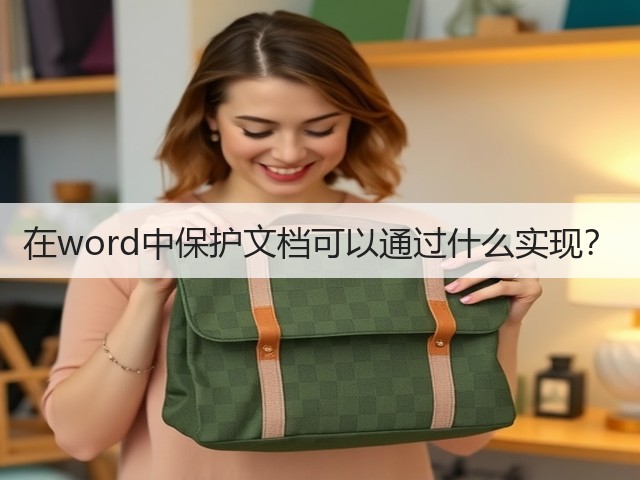 在word中保护文档可以通过什么实现?(图3) 在word中保护文档可以通过什么实现?(图3)
