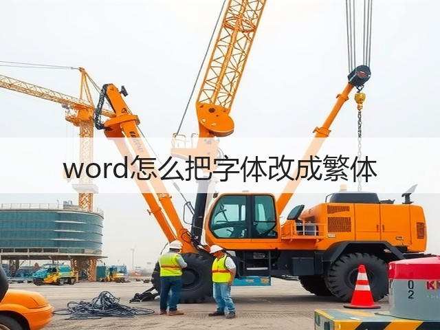 word怎么把字体改成繁体(图2)