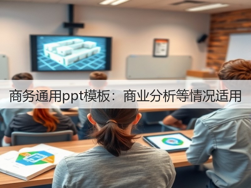 商务通用ppt模板：商业分析等情况适用 - 诺云壹观办公网