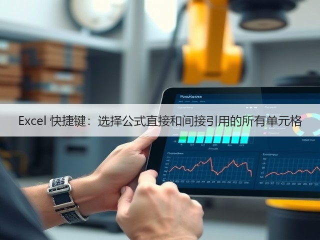 Excel 快捷键:选择公式直接和间接引用的所有单元格(图3) Excel 快捷键:选择公式直接和间接引用的所有单元格(图3)