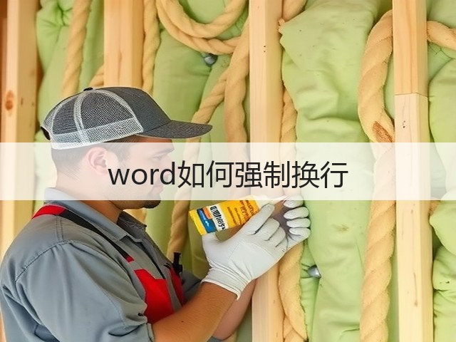 word如何强制换行(图2) word如何强制换行(图2)