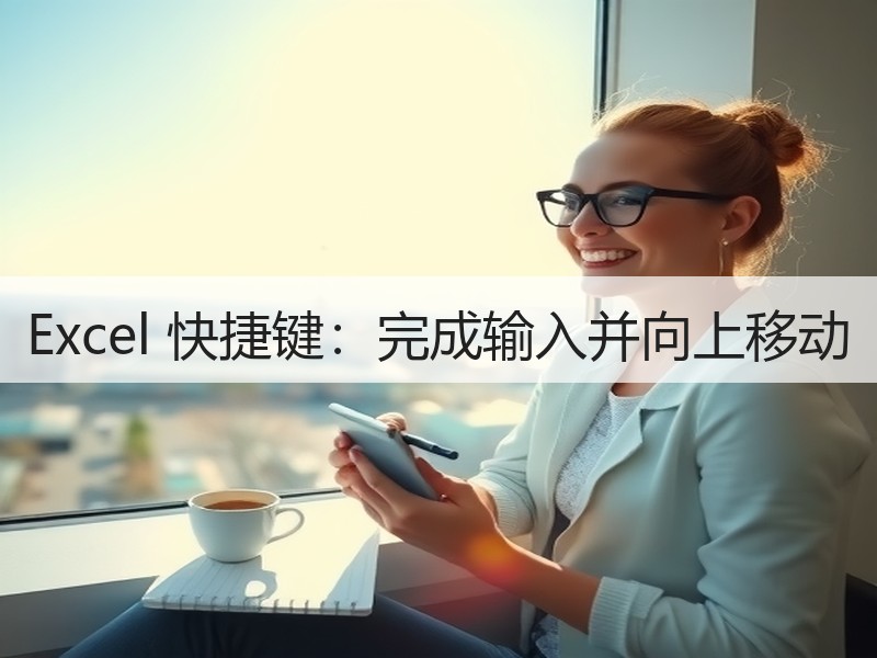 Excel 快捷键：完成输入并向上移动 - 诺云壹观办公网