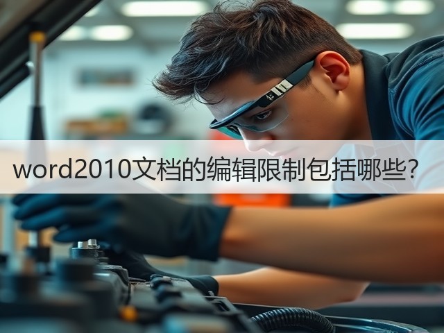 word2010文档的编辑限制包括哪些?(图3) word2010文档的编辑限制包括哪些?(图3)