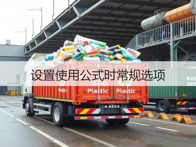 设置使用公式时常规选项(图2)