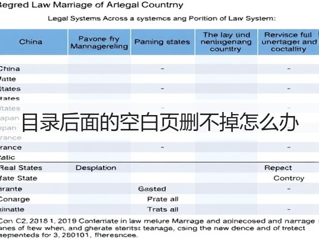 目录后面的空白页删不掉怎么办(图1)
