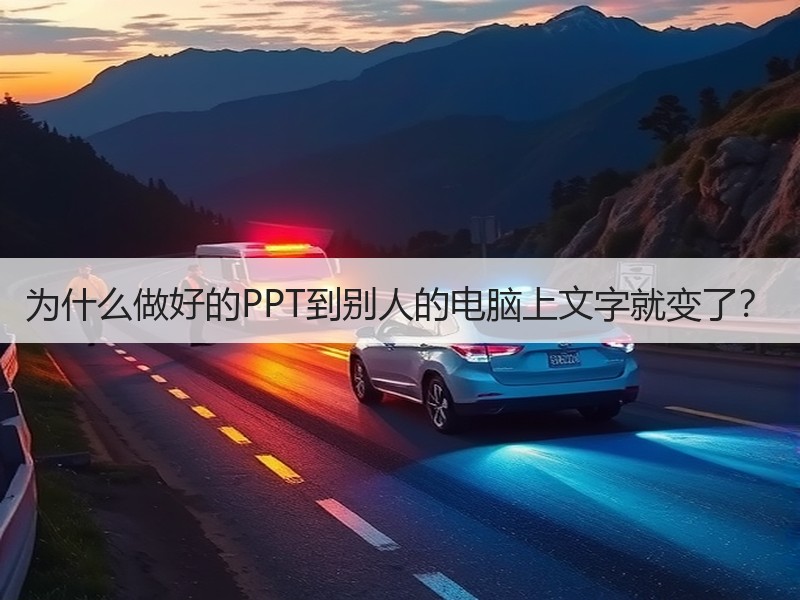为什么做好的PPT到别人的电脑上文字就变了？ - 诺云壹观办公网