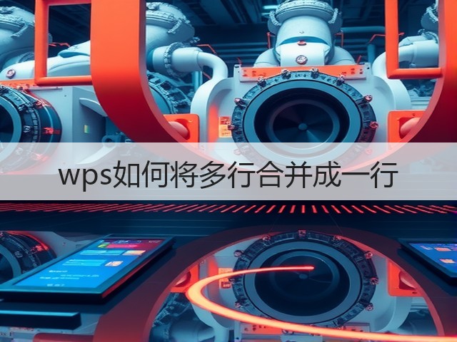 wps如何将多行合并成一行(图2)
