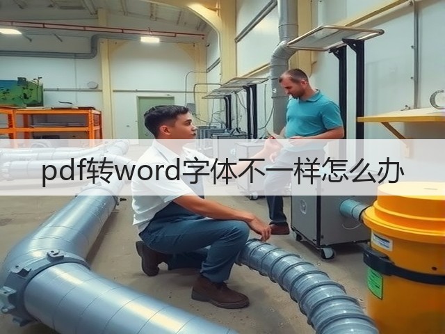 pdf转word字体不一样怎么办(图1) pdf转word字体不一样怎么办(图1)