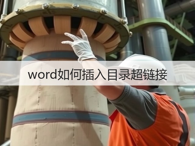 word如何插入目录超链接(图3) word如何插入目录超链接(图3)