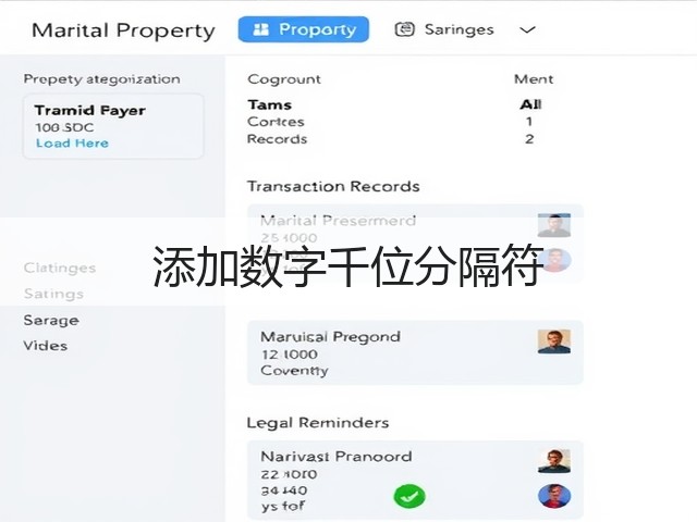 添加数字千位分隔符(图2) 添加数字千位分隔符(图2)