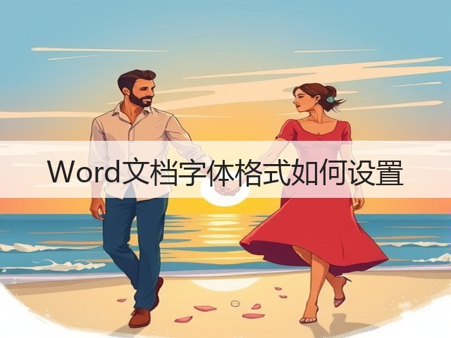 Word文档字体格式如何设置(图2) Word文档字体格式如何设置(图2)
