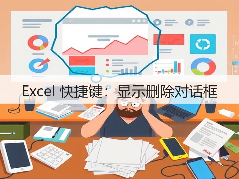 Excel 快捷键：显示删除对话框 - 诺云壹观办公网